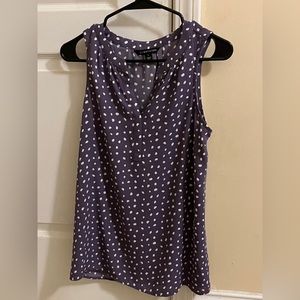 41Hawthorn Navy/White Polka Dot Blouse